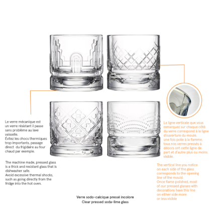 Verre à whisky Dandy motif Patrick - Terres Irlandaises - La Rochère