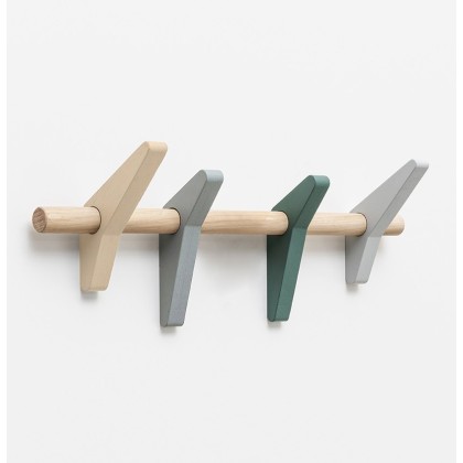 Patère en chêne Hirondelles - Drugeot Manufacture