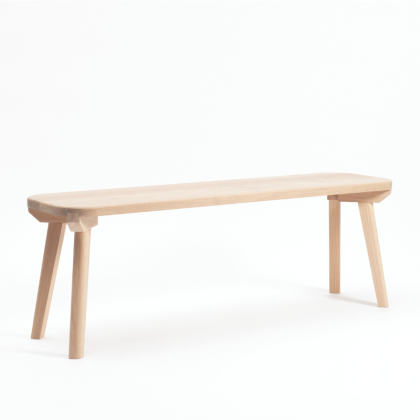 Banc en chêne Aronde - Drugeot Manufacture