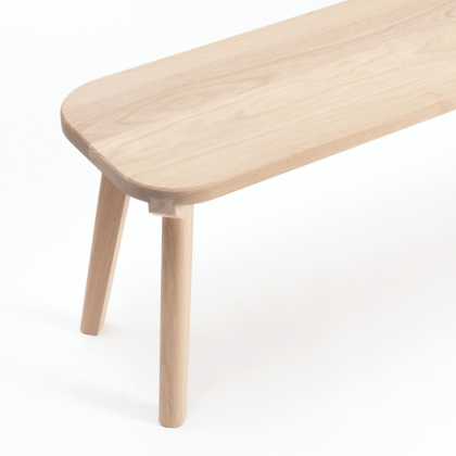 Banc en chêne Aronde - Drugeot Manufacture