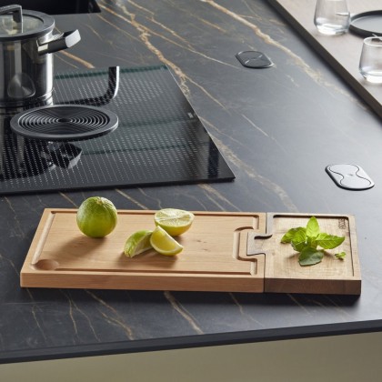 Planche à découper en hêtre et noyer 3 en 1 Puzzle - MSA