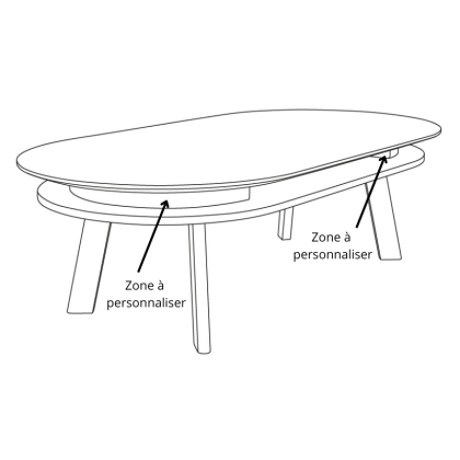 Table basse en chêne Parati - Drugeot