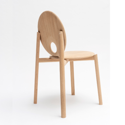 Chaise en chêne Hélio - Drugeot Manufacture