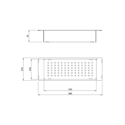 Panier égouttoir en inox S - Uniti - Bradano