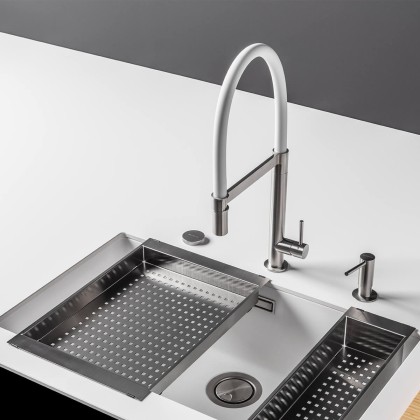 Panier égouttoir en inox XL - Uniti - Bradano