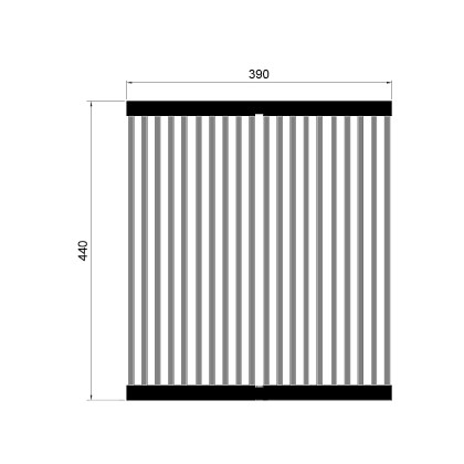 Egouttoir pliable en inox M - Orco - Bradano