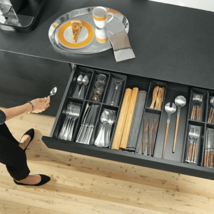 Cadre rangement tiroir coulisse 50 cm - Ambia Line - Blum