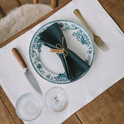 Nappe ronde - table diamètre 60 cm - Pol & Rosa