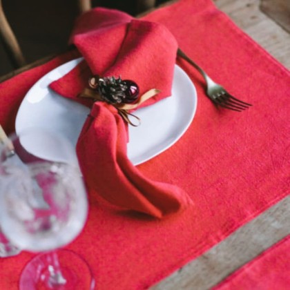 Nappe ronde - table diamètre 80 cm - Pol & Rosa