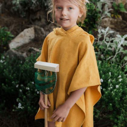 Ponchon enfant en lin Français - Pol & Rosa