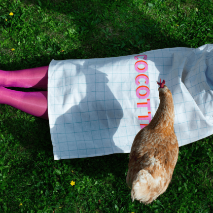 Torchon peps "Les petits noms" - Pied De Poule