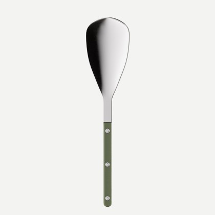 Cuillère à riz collection Bistrot pearly vert foncé - Sabre Paris