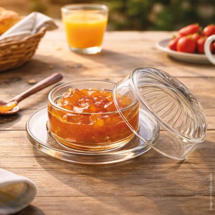 Beurrier en verre Ouessant - La Rochère
