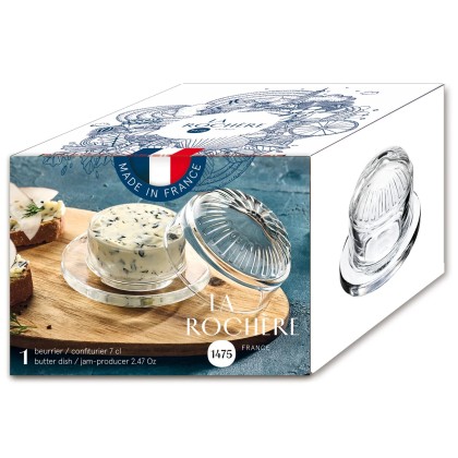 Beurrier en verre Ouessant - La Rochère