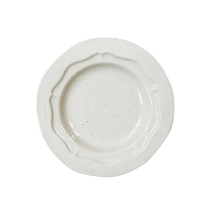 Plat en céramique rond Réfectoire - Convivialité Vintage - Jars Céramistes
