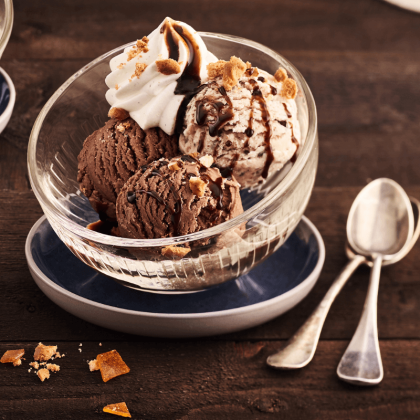 Coupe en verre Ouessant - canots bretons - La Rochère