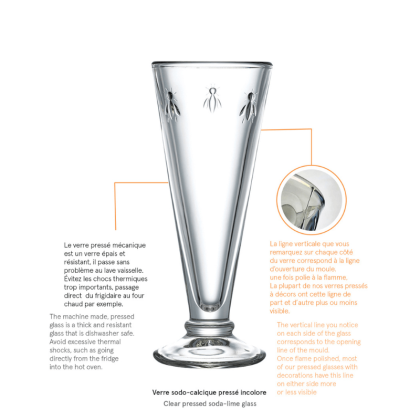 Flûte à champagne Abeille - La Rochère