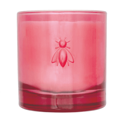 Bougie en verre Abeille - Fleur du levant - La Rochère