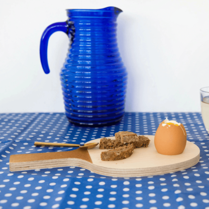 Coquetier en bois raquette - Pied De Poule