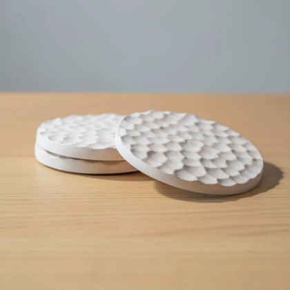 Dessous de verres en céramique valorisée Suna - KANSOBI
