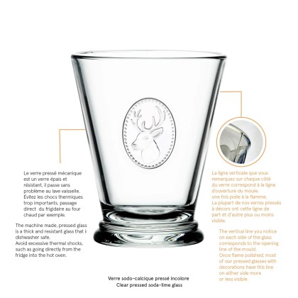 Verre à eau Cerf Symbolic – La Rochère
