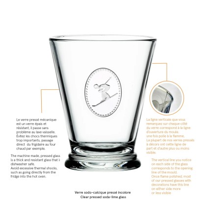 Verre à eau Skieur Symbolic – La Rochère