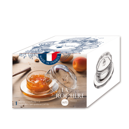 Beurrier en verre Abeille - La Rochère