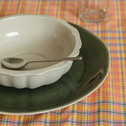 Coupelle en céramique ronde Réfectoire - Convivialité Vintage - Jars Céramistes