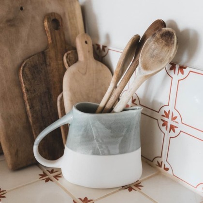 Pichet en céramique Maguelone - Emaux craquelés - Jars Céramistes