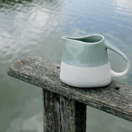 Pichet en céramique Maguelone - Emaux craquelés - Jars Céramistes