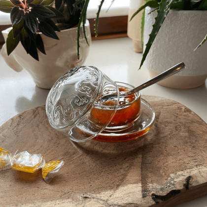 Beurrier en verre Versailles - La Rochère