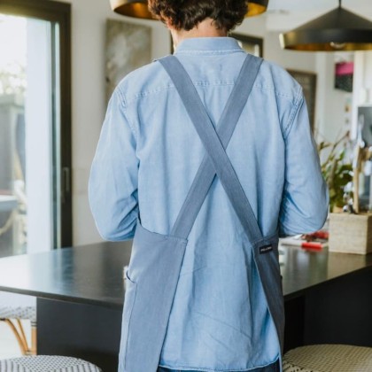 Tablier Japonais en lin Français - Pol & Rosa