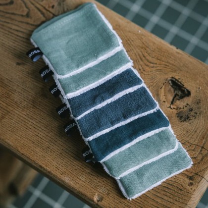 Carrés démaquillants en lin Français - Pol & Rosa