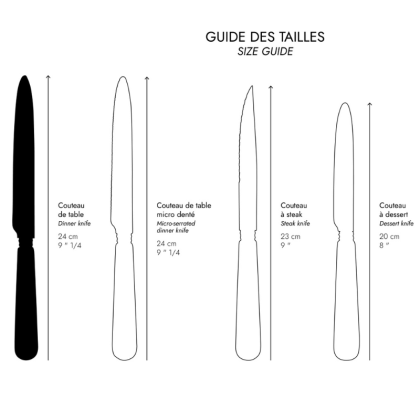 Ménagère pour 6 personnes (24 couverts) collection Loft inox - Sabre Paris