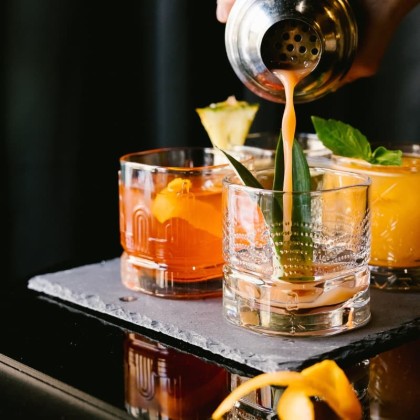 Verre à whisky Dandy motif Kaïto - Terres Japonaises - La Rochère