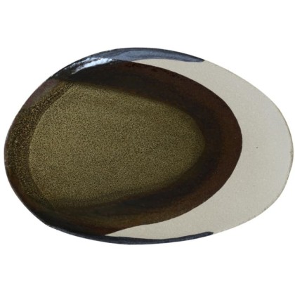 Plat en céramique L ovale Wabi - Inspiration Japonnaise - Jars Céramistes