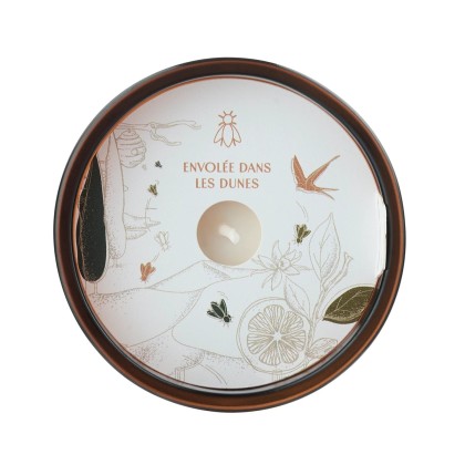 Bougie en verre Abeille - Envolée dans les dunes - La Rochère