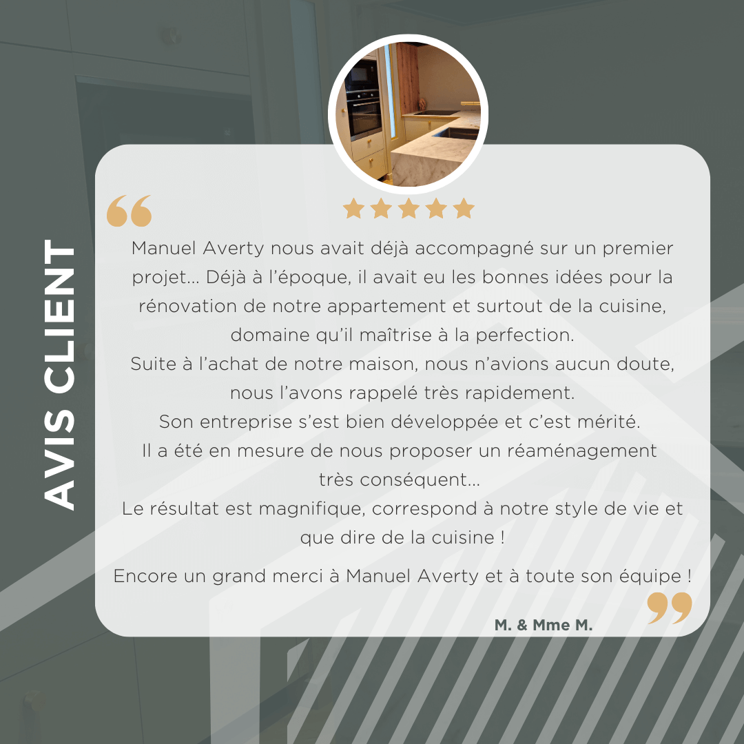 Avis client – M. & Mme M. (St Herblain 44800)