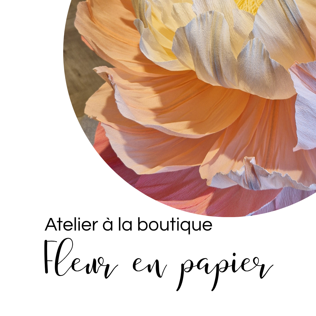 Des fleurs qui ne fanent jamais : découvrez nos ateliers en papier crépon