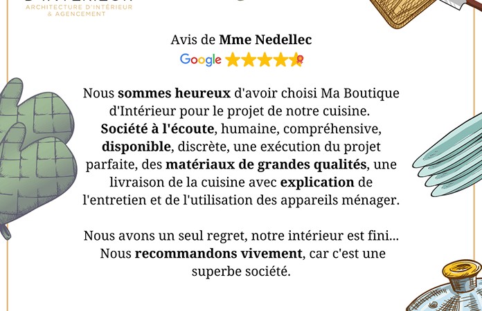 Avis client - Mme N. (Nantes 44000)