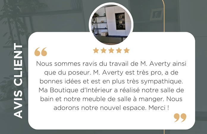 Avis client – M. B. & Mme S. (St Brévin les Pins 44250)