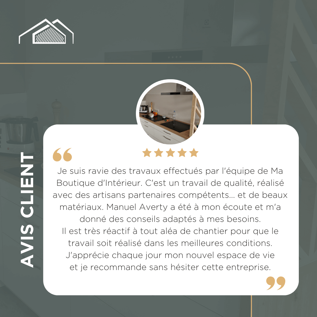 Avis client – Mme A. (Les Sorinières 44840)