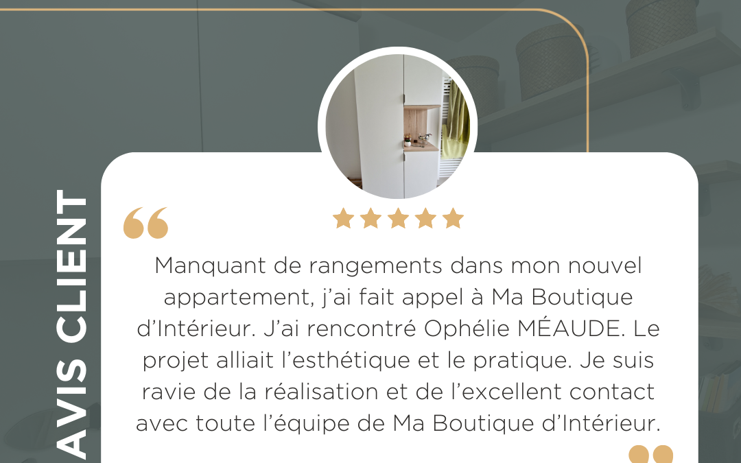 Avis client – Mme J. ✨